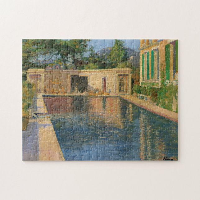 Schwimmbad, Südfrankreich | Sir John Lavery Puzzle (Horizontal)