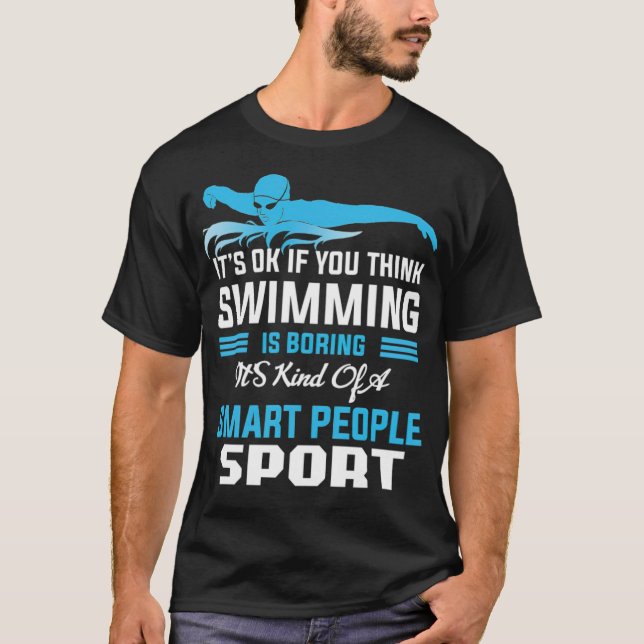 Schwimmbad Tauchen Sportturnier Geschenk g T-Shirt (Vorderseite)