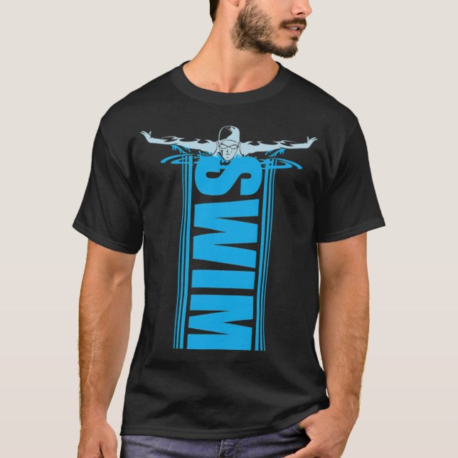 Schwimmbad Tauchen Sportturnier Geschenk von T-Shirt (Vorderseite)