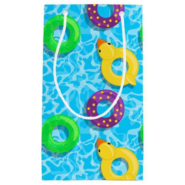 Schwimmbad voll kleine geschenktüte (Vorderseite)