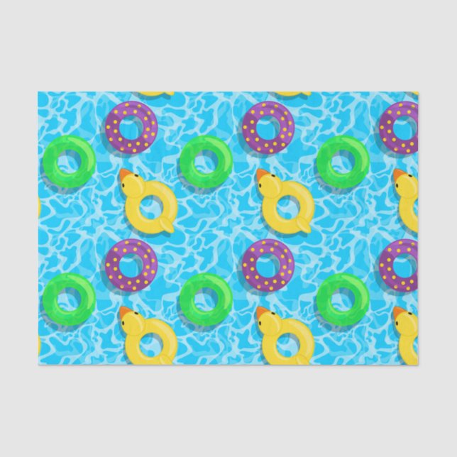 Schwimmbad voll seidenpapier (Vorderseite)