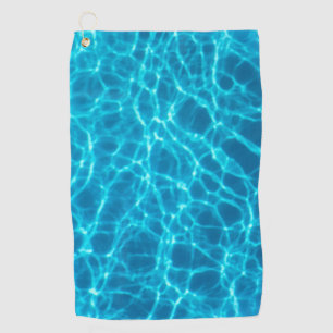 Schwimmbad Wasser. Wasser zerreißen. Sun Reflektio Golfhandtuch