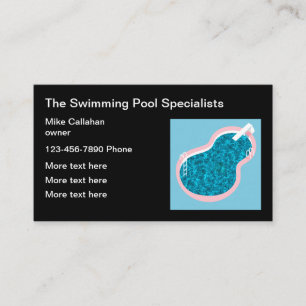 Schwimmbadbauunternehmer Visitenkarte