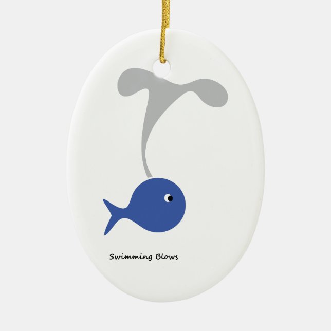 Schwimmbäder cool und einzigartig Design Keramikornament (Vorne)