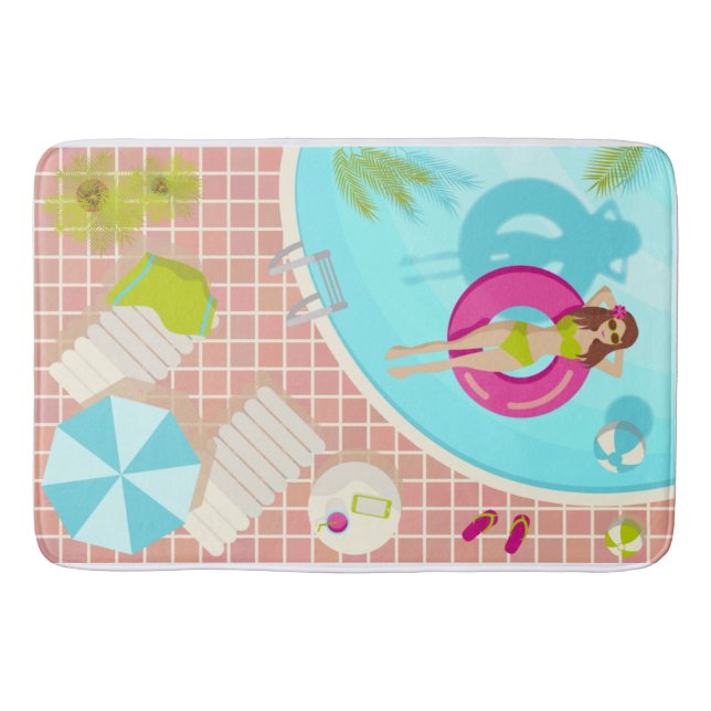 Schwimmbäder in Bikini Sommerstrand Badematte (Vorderseite)