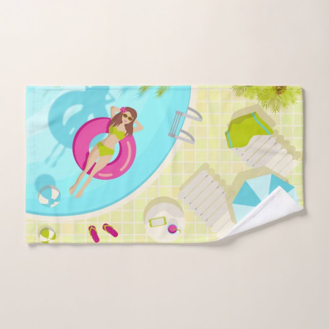 Schwimmbäder in Bikini Sommerstrand Handtuch (Handtuch)