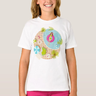 Schwimmbäder in Bikini Sommerstrand T - Shirt