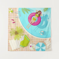 Schwimmbäder in Bikini Sommerstrand