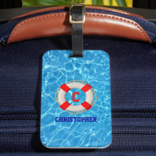 Schwimmbäder LIfesaver Gepäckanhänger