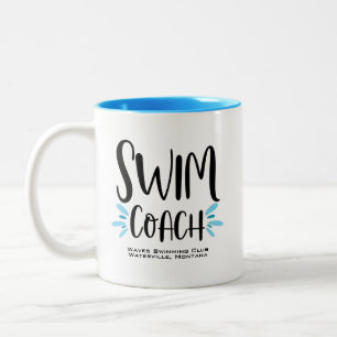 Schwimmbäder Niedlich Schwimmen Zweifarbige Tasse