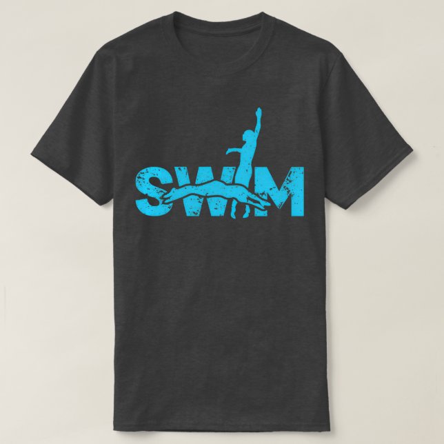 SCHWIMMBADESCHENE T-Shirt (Design vorne)