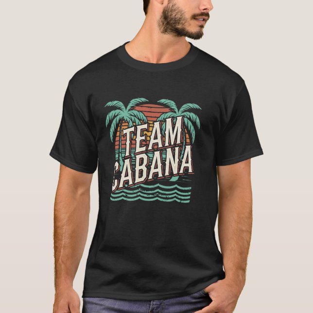 Schwimmbadpage Kabinenjunge T-Shirt (Vorderseite)