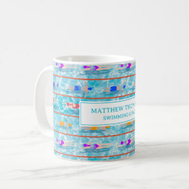 Schwimmbadschwimmbäder Team Coach Kaffeetasse