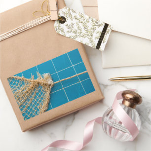 Schwimmbadzeiten Rechteckiger Aufkleber