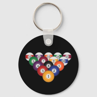 Schwimmbälle / Billard: Schlüsselanhänger