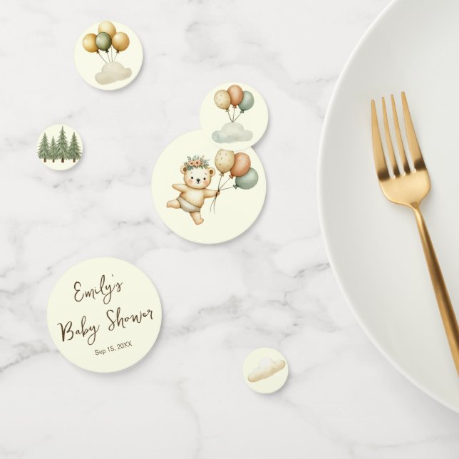 Schwimmbär Adventures Babydusche Konfetti (Gruppe)