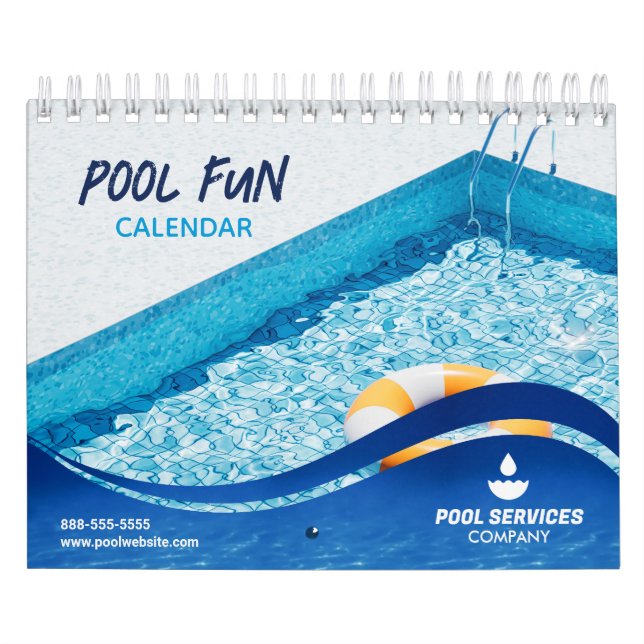Schwimmbecken | Firmenkalender für Pool Services Kalender (Titelbild)
