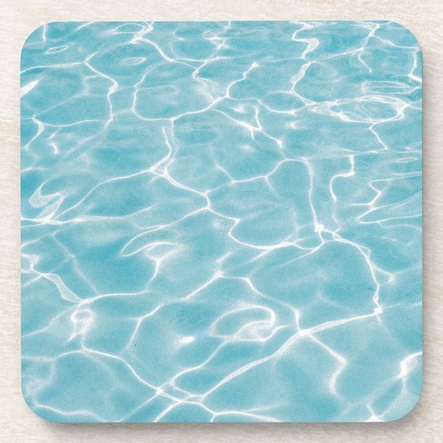 Schwimmbecken Getränkeuntersetzer (Vorderseite)