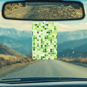 Schwimmbecken, grüne Mosaikfliesen, geometrisches  Autolufterfrischer