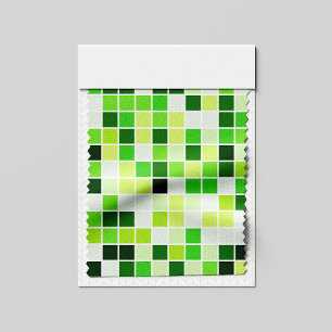 Schwimmbecken, grüne Mosaikfliesen, geometrisches  Stoff