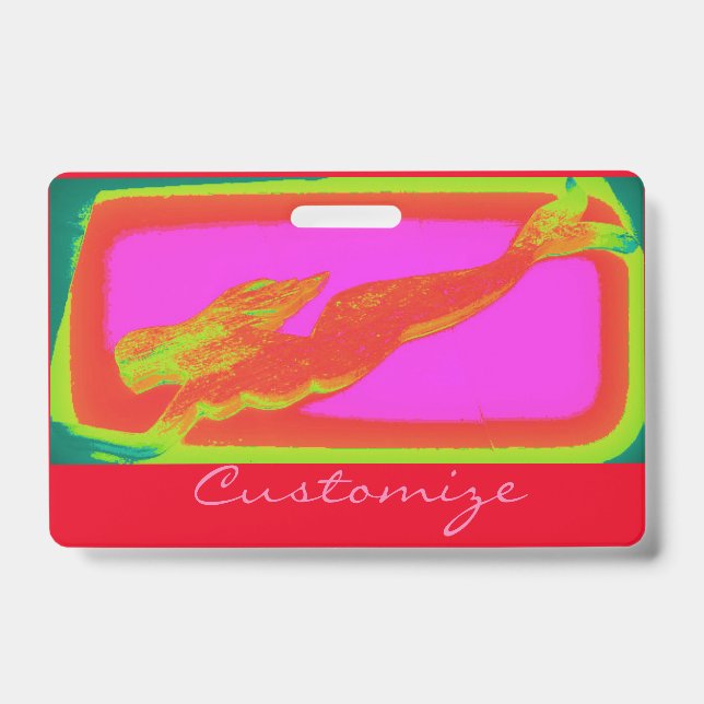 Schwimmblonde Meerjungfrau Thunder_Cove Ausweis (Vorderseite)