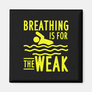 Schwimmdesign für Schwimmteam-Schwimmer - Atmung Magnet