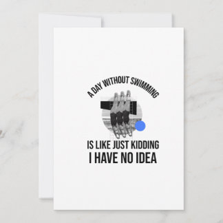 SCHWIMMEN (5) DANKESKARTE