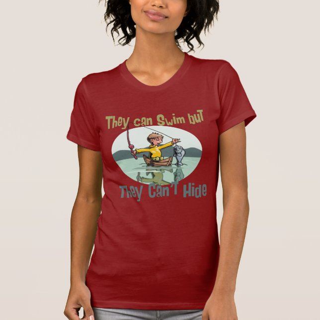 Schwimmen, aber nicht ausblenden T-Shirt (Vorderseite)