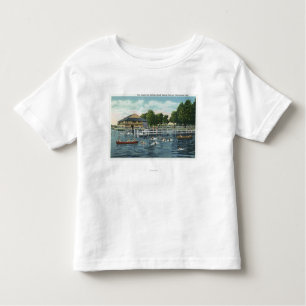 Schwimmen am Bemus Punkt-Strand und dem Kasino Kleinkind T-shirt