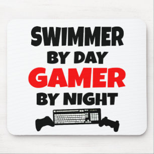 Schwimmen bei Day Gamer by Night Mousepad