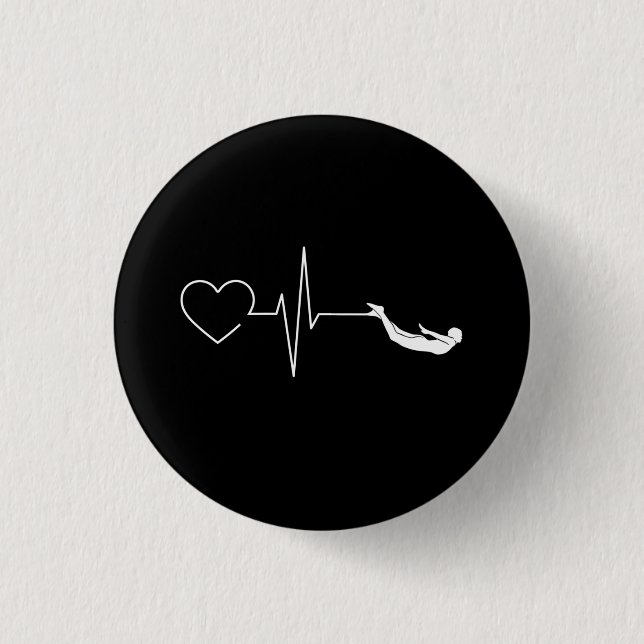 Schwimmen Button (Vorderseite)