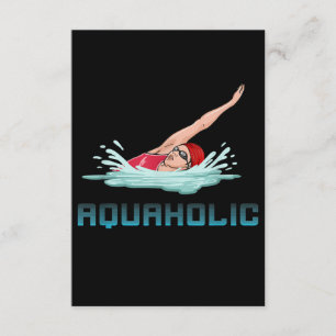 Schwimmen Cap Goggles Schwimmen Liebe Funny Swimme Begleitkarte