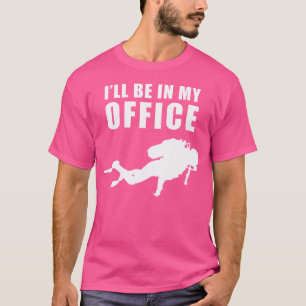 Schwimmen Diver werde ich in meinem Büro lustige A T-Shirt