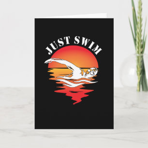 Schwimmen Freestyle zum Baden Karte