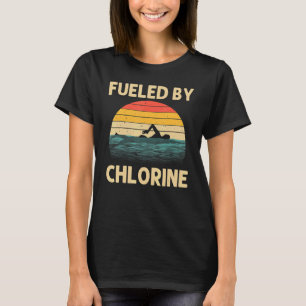 Schwimmen für Männer Frauen Schwimmer Schwimmlehre T-Shirt