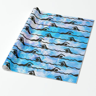SCHWIMMEN GESCHENKPAPIER