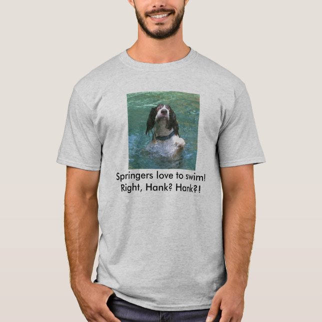 Schwimmen Hank T-Shirt (Vorderseite)