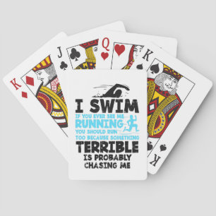 Schwimmen - ich schwimme spielkarten