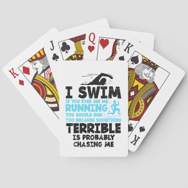 Schwimmen - ich schwimme spielkarten (Rückseite)