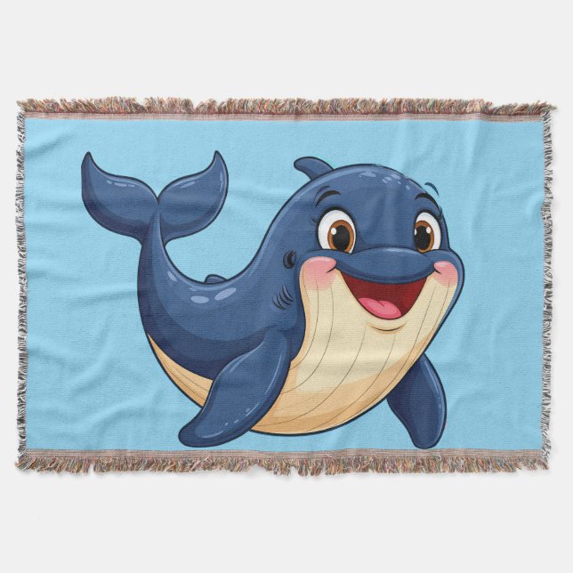 Schwimmen im Cartoon Decke (Vorderseite)