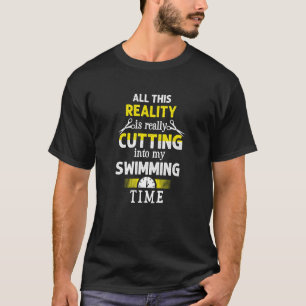 Schwimmen im Spaß T-Shirt