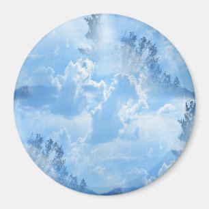 Schwimmen in den Wolken... Magnet