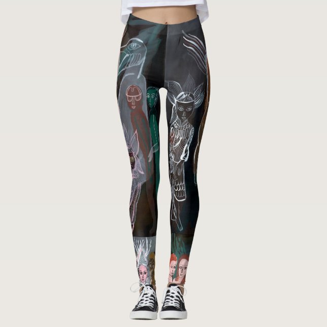 Schwimmen in der Geisterwelt Leggings (Vorderseite)