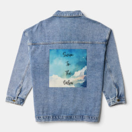 Schwimmen in der Ruhe Jeansjacke