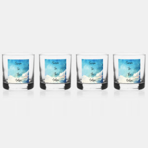Schwimmen in der Ruhe Whiskyglas