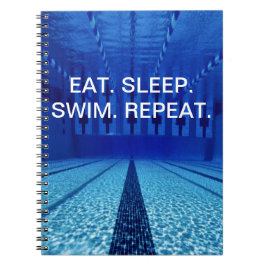 Schwimmen Inspiration Notizblock