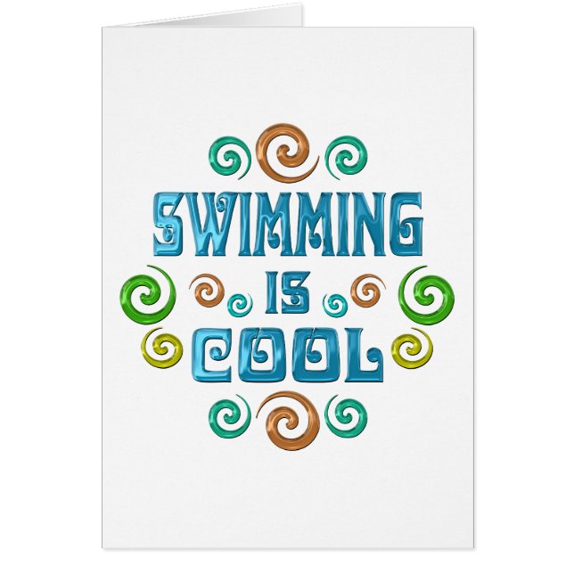 Schwimmen ist cool (Vorne)