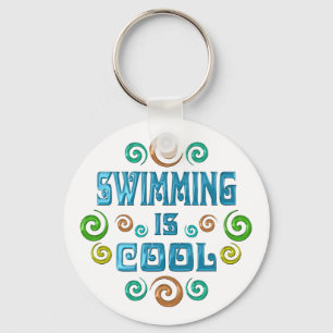 Schwimmen ist cool schlüsselanhänger