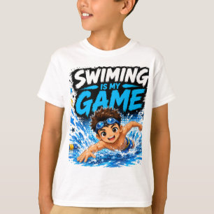 Schwimmen ist mein Spiel   Cute Kawaii Sportdesign T-Shirt