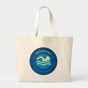 Schwimmen Jumbo Stoffbeutel